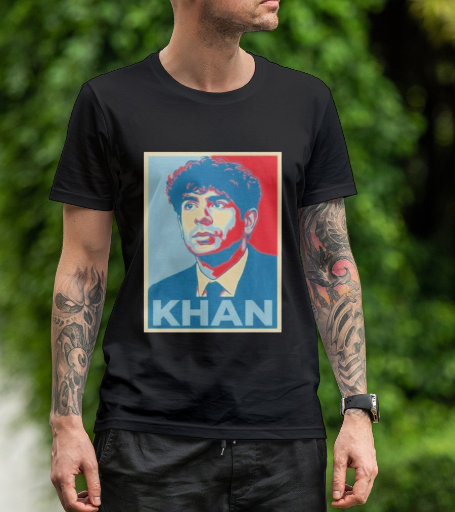 Tony Khan Hope Style Portrait KHAN T-Shirt