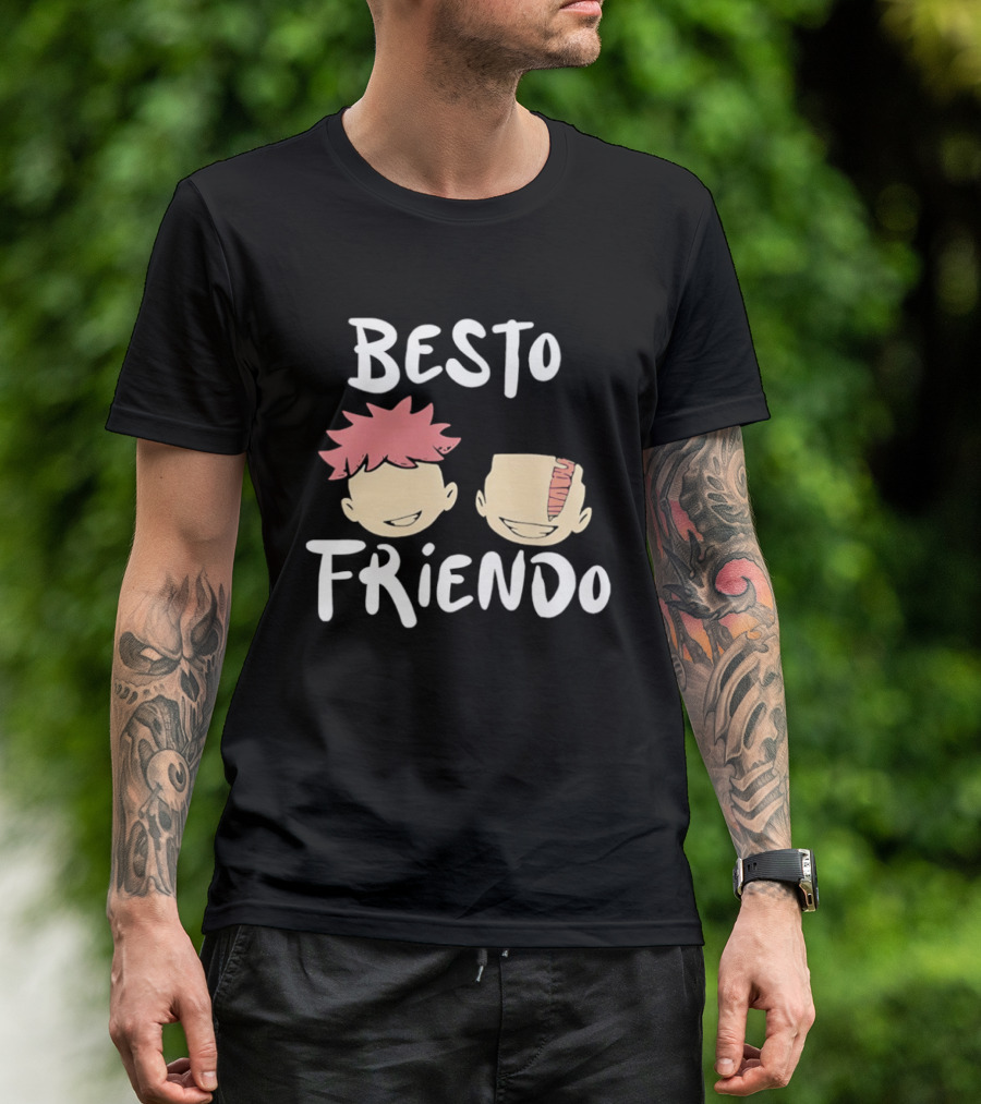 Yuji Itadori And Aoi Todo Besto Friendo Jujutsu Kaisen Anime T-Shirt