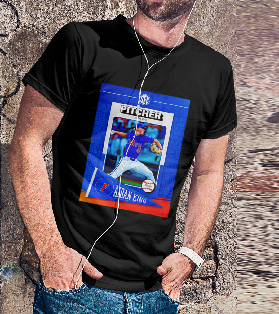 SEC Florida Gators Aidan King Pitcher Of The Year 2026 T-Shirt