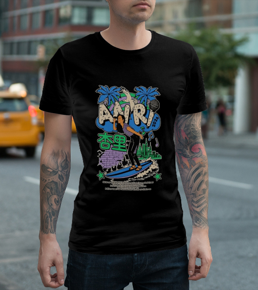 ANRI Brooklyn NY 2026 Surfing Music Vibes T-Shirt