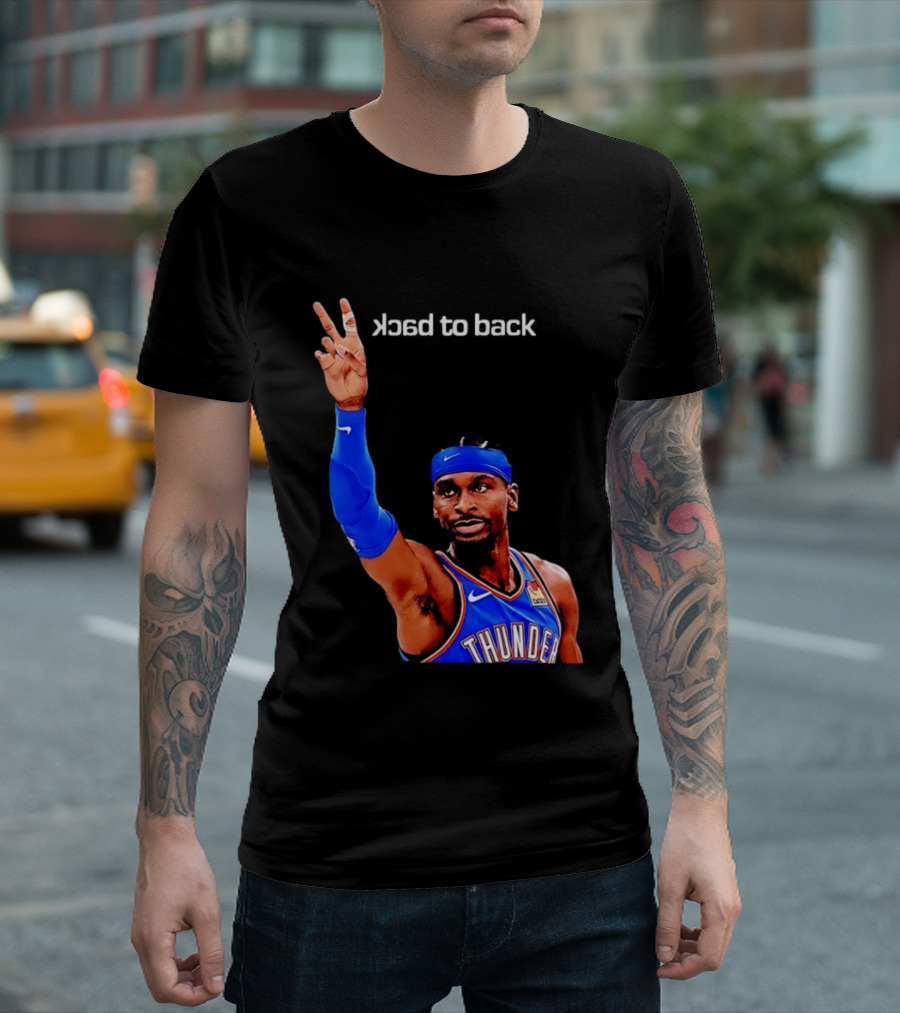 OKC Thunder SGA 2026 Back To Back MVP Shai Gilgeous Alexander T-Shirt
