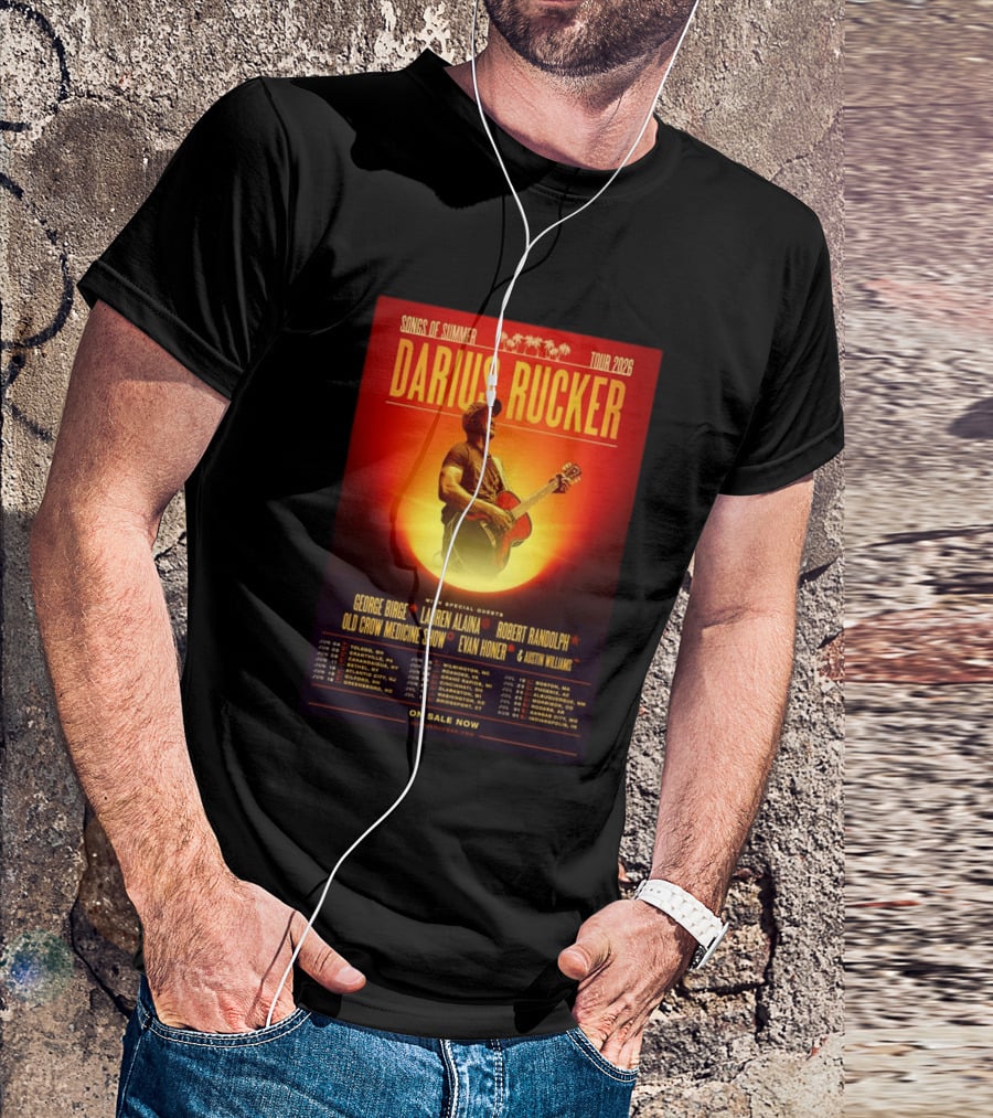 Darius Rucker Songs Of Summer Tour 2026 With Special Guests T-Shirt