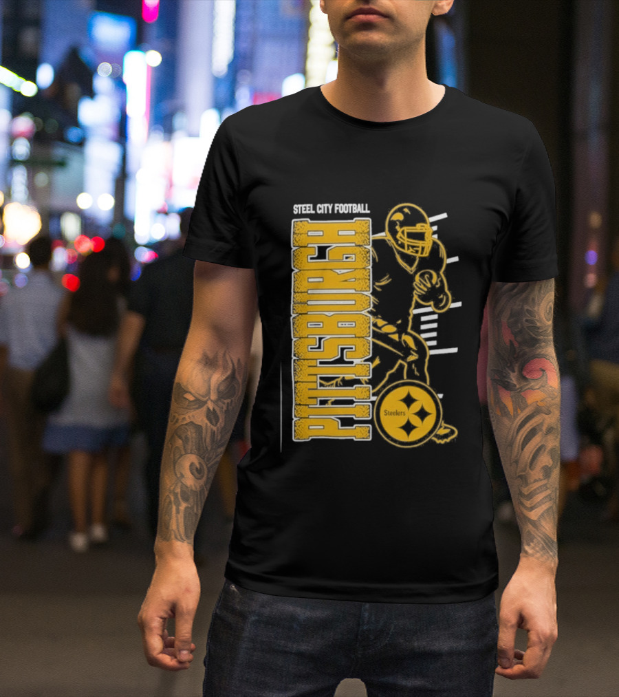 Steel City Football Pittsburgh Steelers Train T-Shirt