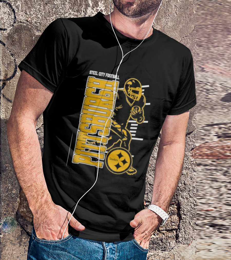 Steel City Football Pittsburgh Steelers Train T-Shirt