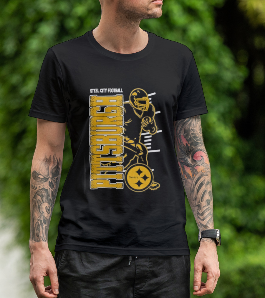 Steel City Football Pittsburgh Steelers Train T-Shirt