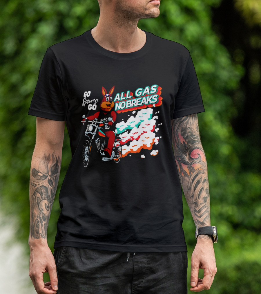 San Antonio Spurs Coyote Go Spurs Go All Gas No Breaks T-Shirt