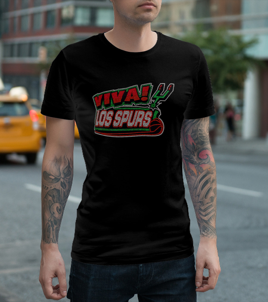Viva Los Spurs San Antonio Basketball Team Playoff Spirit T-Shirt
