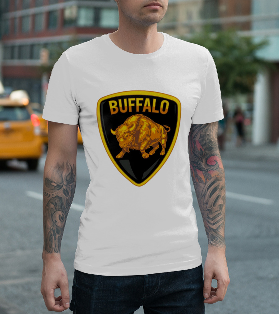 Buffalo Bison Emblem Buffalorghini T-Shirt