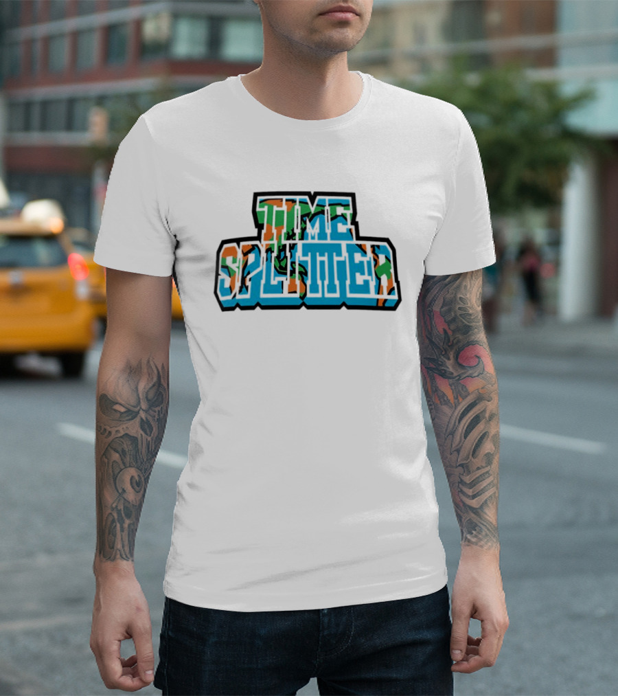 Kushida The Real IC Grappler Time Splitter World Map T-Shirt