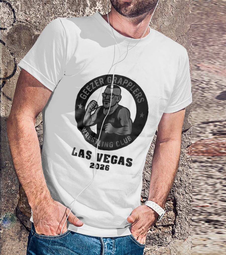 Las Vegas Geezer Grapplers Wrestling Club 2026 T-Shirt