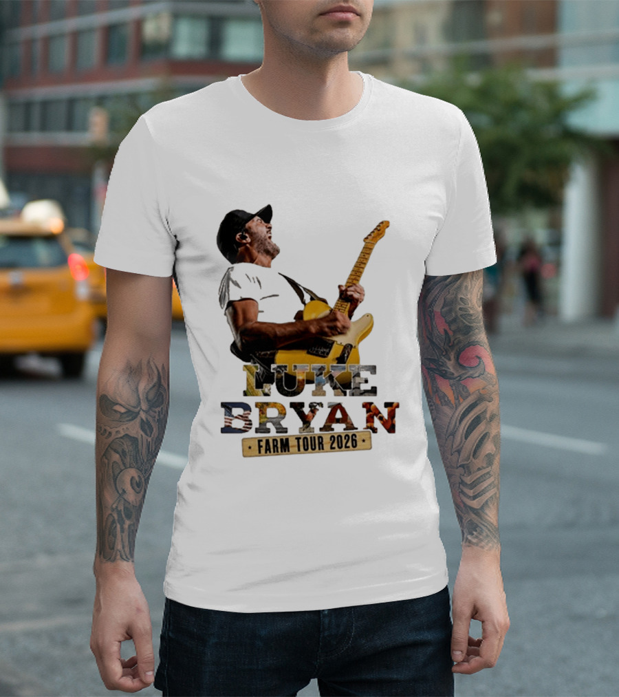 Luke Bryan Farm Tour 2026 Latrobe PA Concert Performance T-Shirt