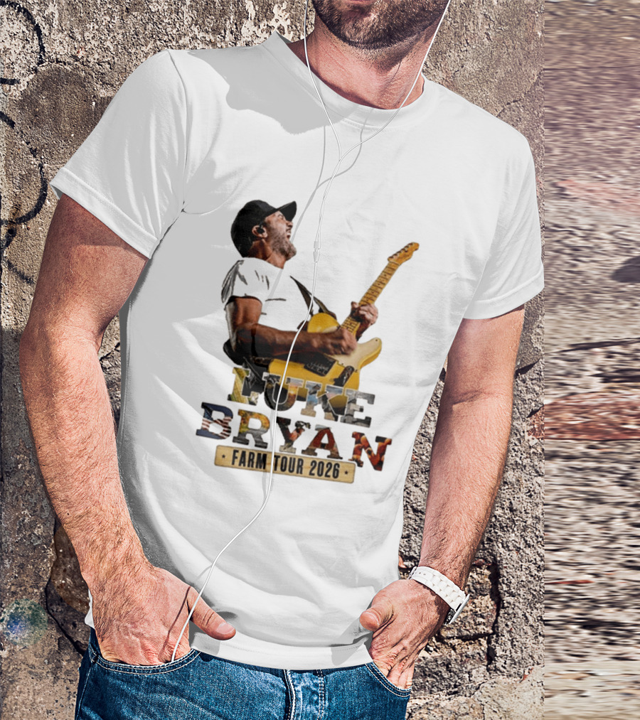 Luke Bryan Farm Tour 2026 Latrobe PA Concert Performance T-Shirt