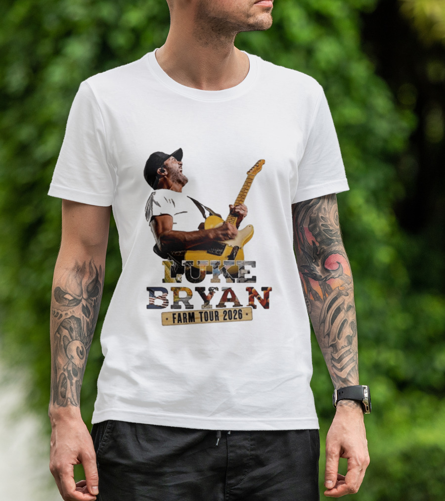 Luke Bryan Farm Tour 2026 Latrobe PA Concert Performance T-Shirt