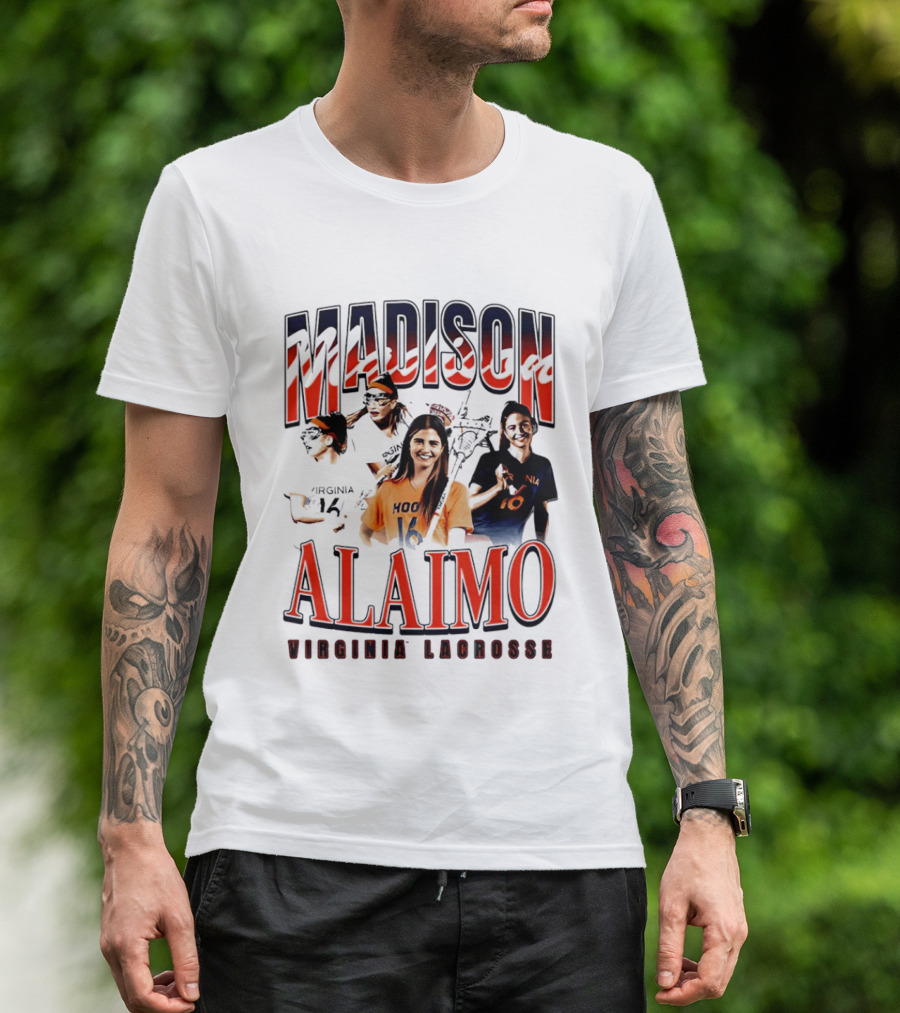 Madison Alaimo Virginia Lacrosse Highlight Player 14 T-Shirt