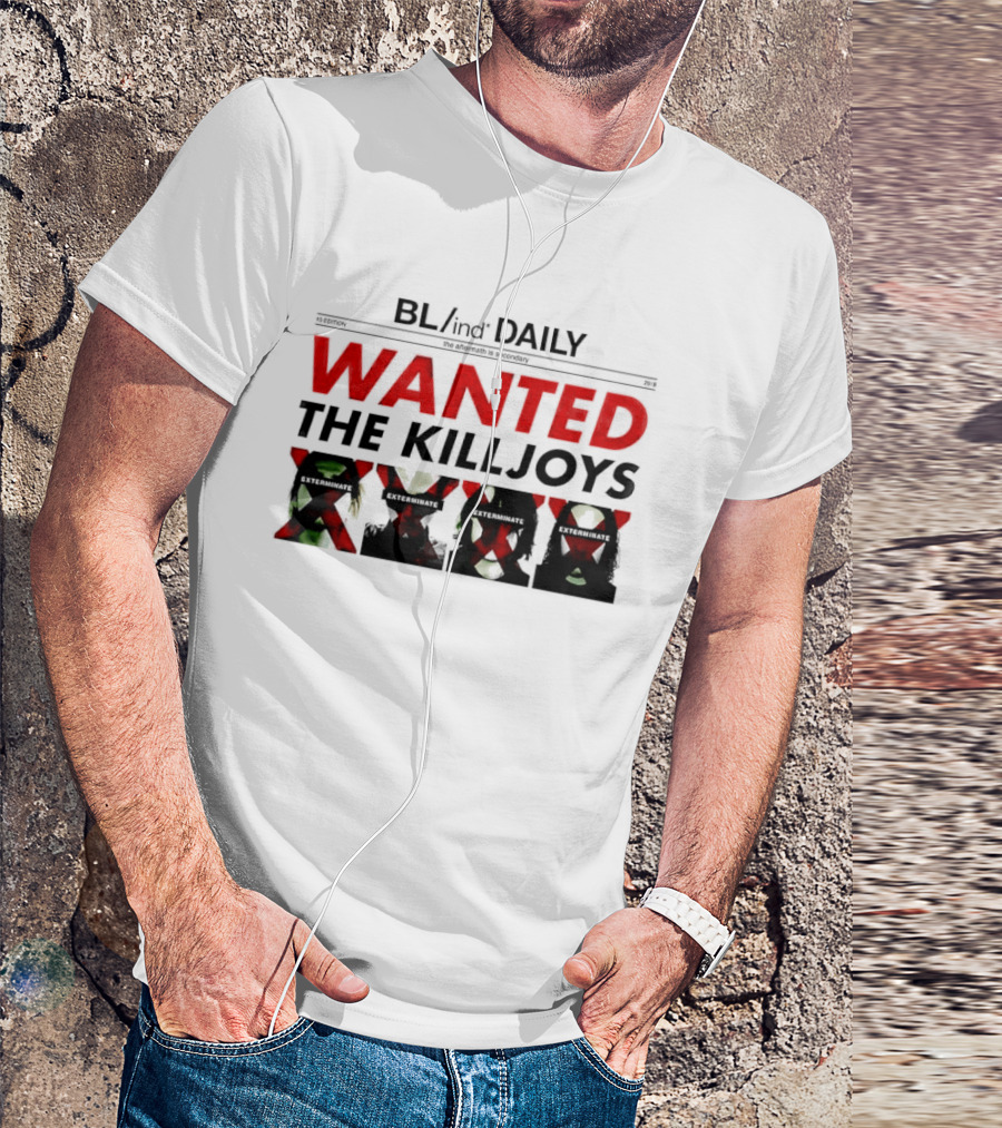 BL/ind Daily Wanted The Killjoys Danger Days Album T-Shirt