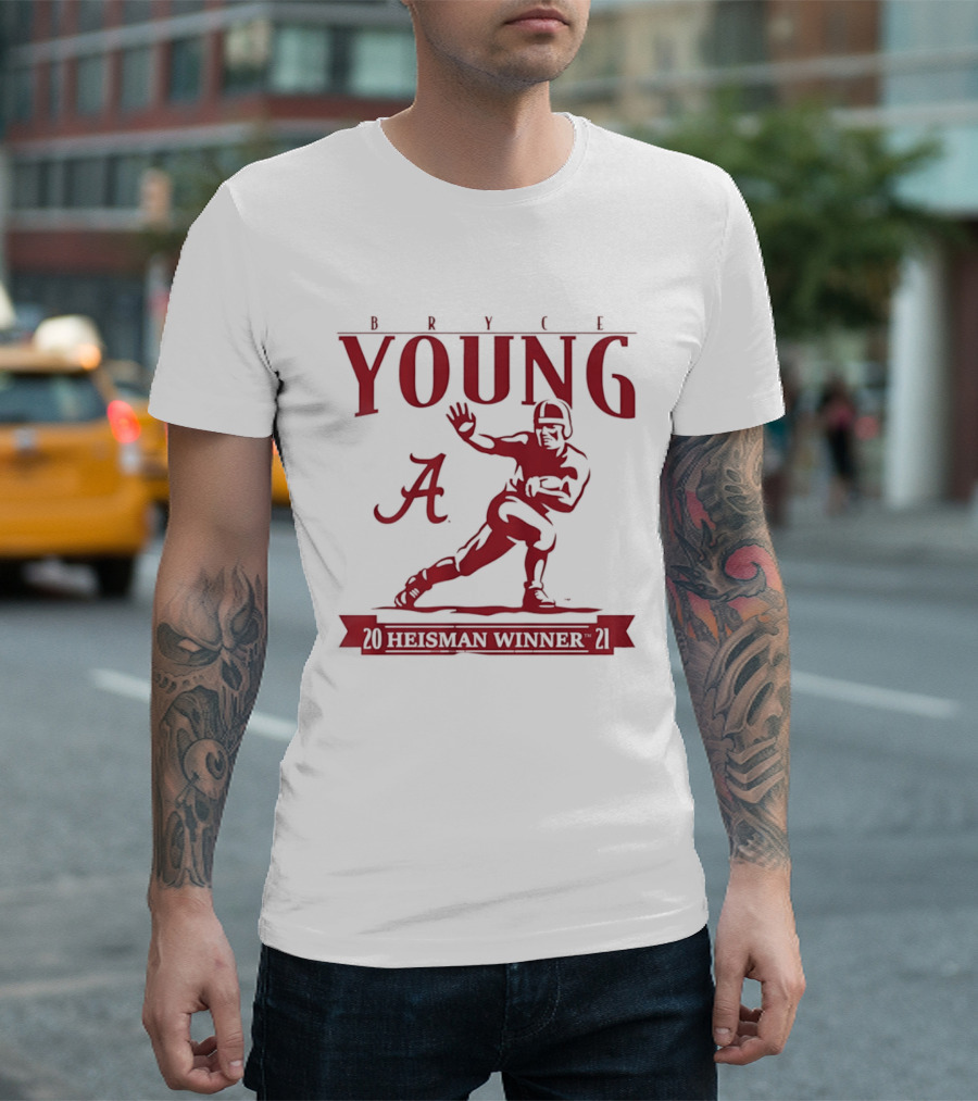 Bryce Young Alabama Crimson Tide A Heisman Winner T-Shirt