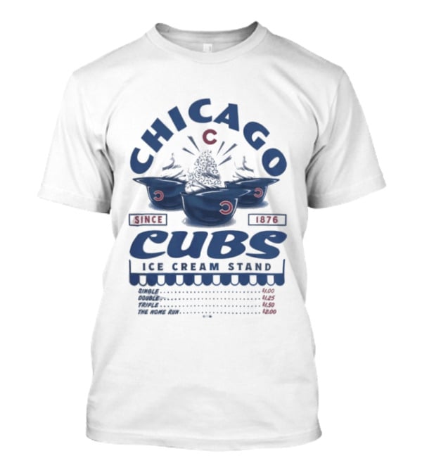 Chicago Cubs Ice Cream Stand Since 1876 T-Shirt