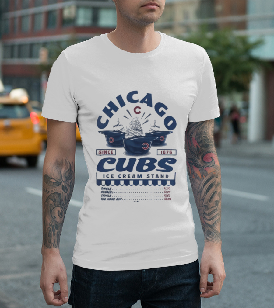 Chicago Cubs Ice Cream Stand Since 1876 T-Shirt