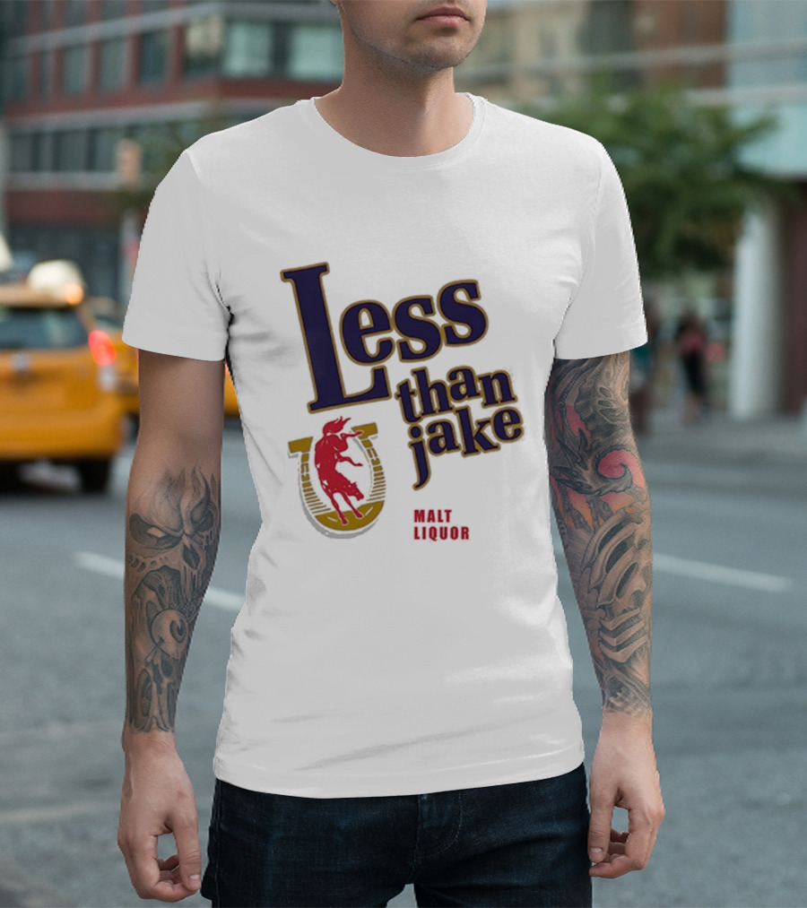 Less Than Jake Malt Liquor Evergreen Collection T-Shirt