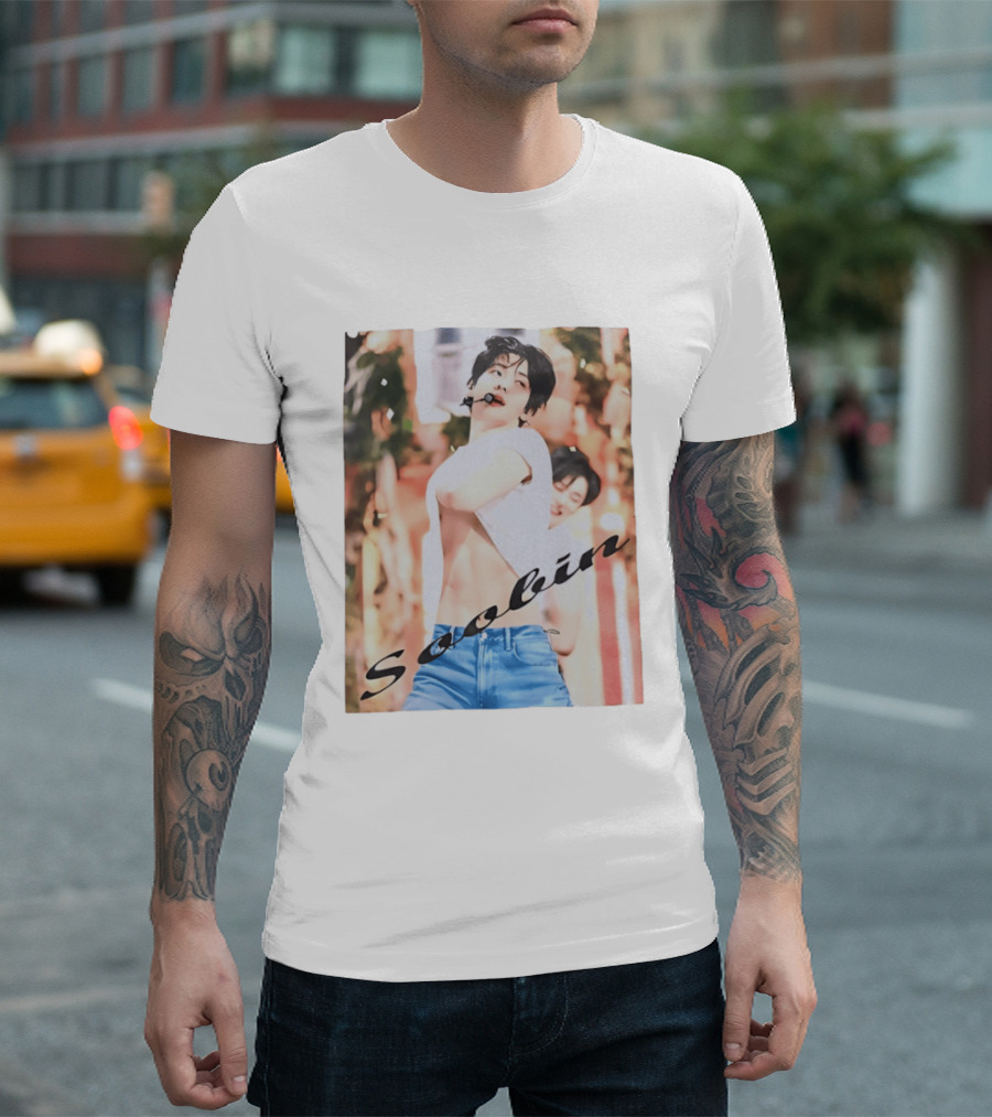 Soobin TXT Abs Performance Stage Fashion T-Shirt