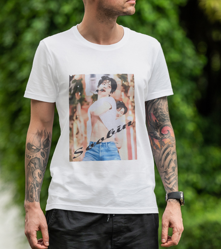 Soobin TXT Abs Performance Stage Fashion T-Shirt