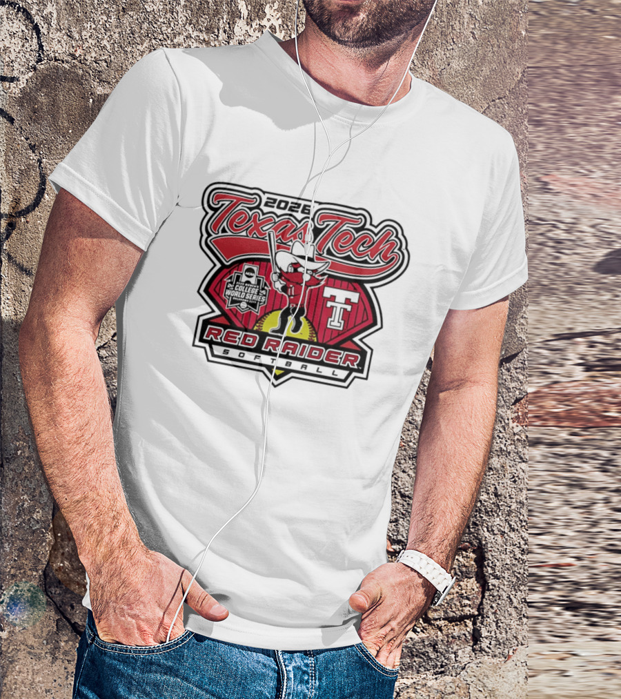 2026 Texas Tech Red Raider Softball WCWS Send It T-Shirt