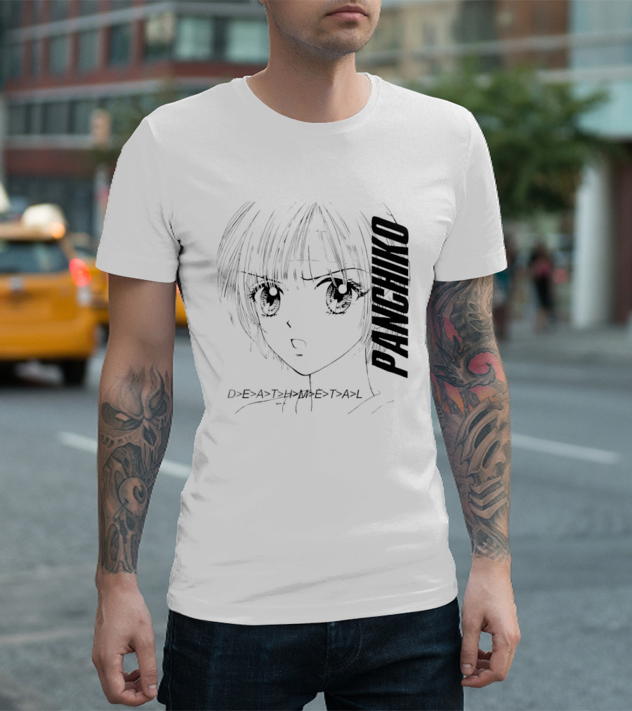 Panchiko Death Metal Manga T-Shirt