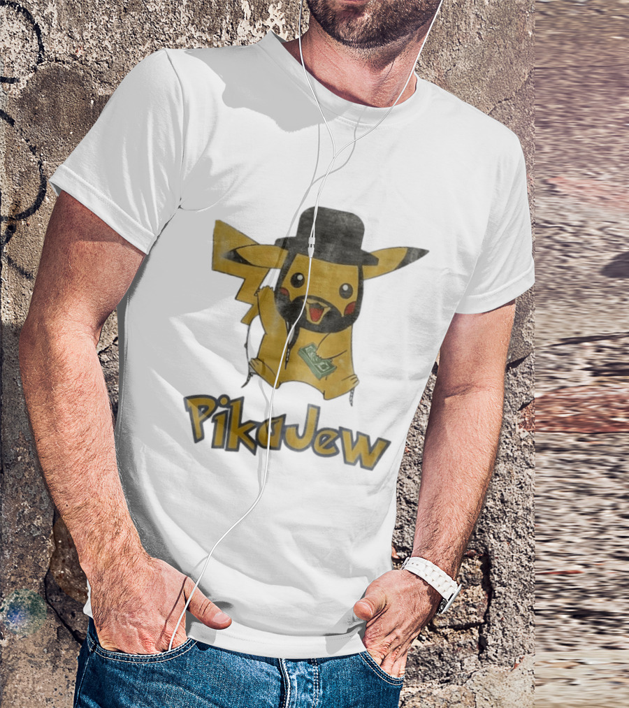 Pikachu PikaJew Meme Wearing Hat And Holding Money T-Shirt