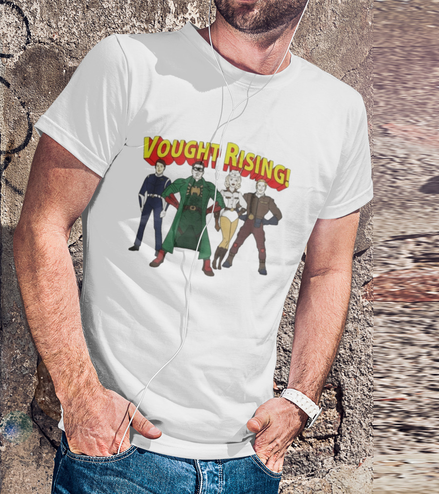 Vought Rising The Boys Superhero Team Vought International Characters T-Shirt