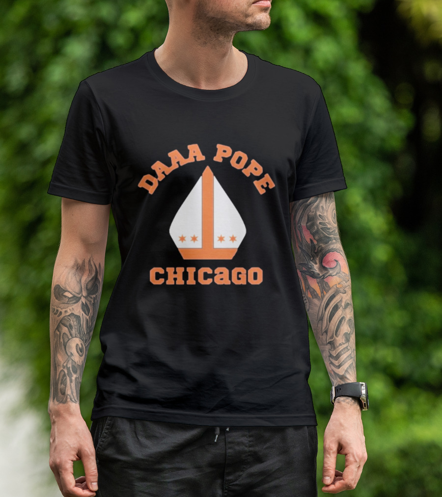 Daaa Pope Chicago Bears Miter Hat Mike Ditka T-Shirt