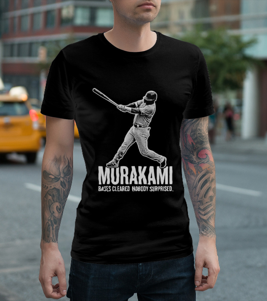 Murakami Bases Cleared Nobody Surprised Swinger Tokyo Yakult Swallows T-Shirt