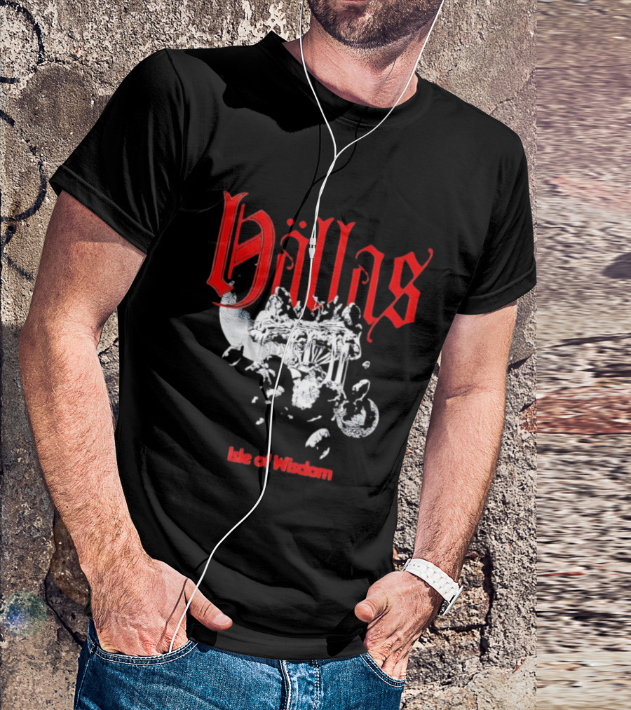 Hallas Isle Of Wisdom Floating Island Fantasy T-Shirt