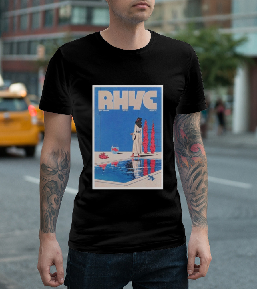 Rhye Zeyzey Poolside May 24 2026 Miami FL Retro Vibe T-Shirt