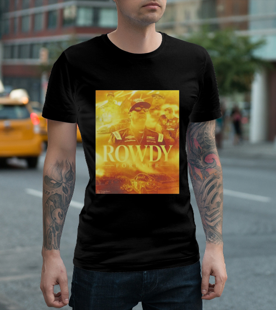 Kyle Busch Rowdy Forever Racing Daytona NASCAR 1985 2026 T-Shirt