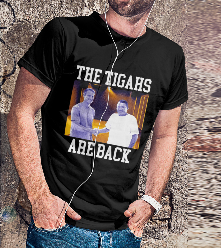Lane Kiffin Ed Orgeron The Tigahs Are Back LSU Duo Handshake T-Shirt