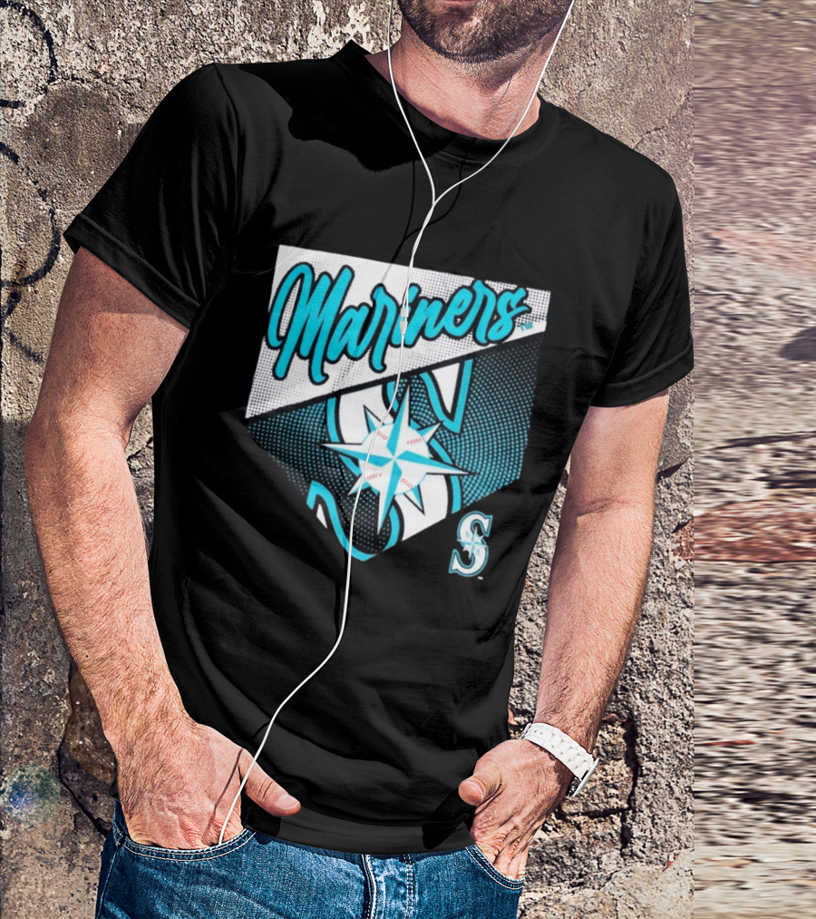 Mariners Compass Baseball Seattle Mariners T-Shirt