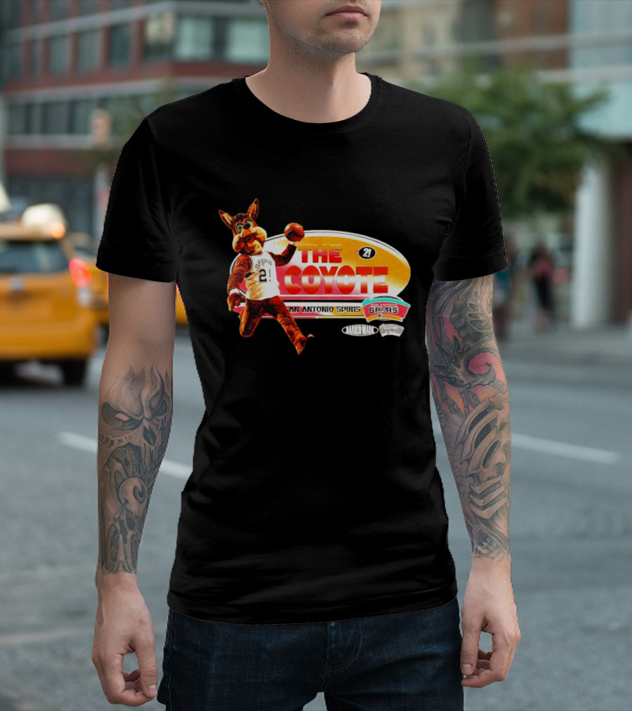 The Coyote 21 San Antonio Spurs Fans Karmanac T-Shirt