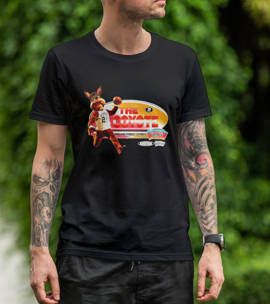 The Coyote 21 San Antonio Spurs Fans Karmanac T-Shirt