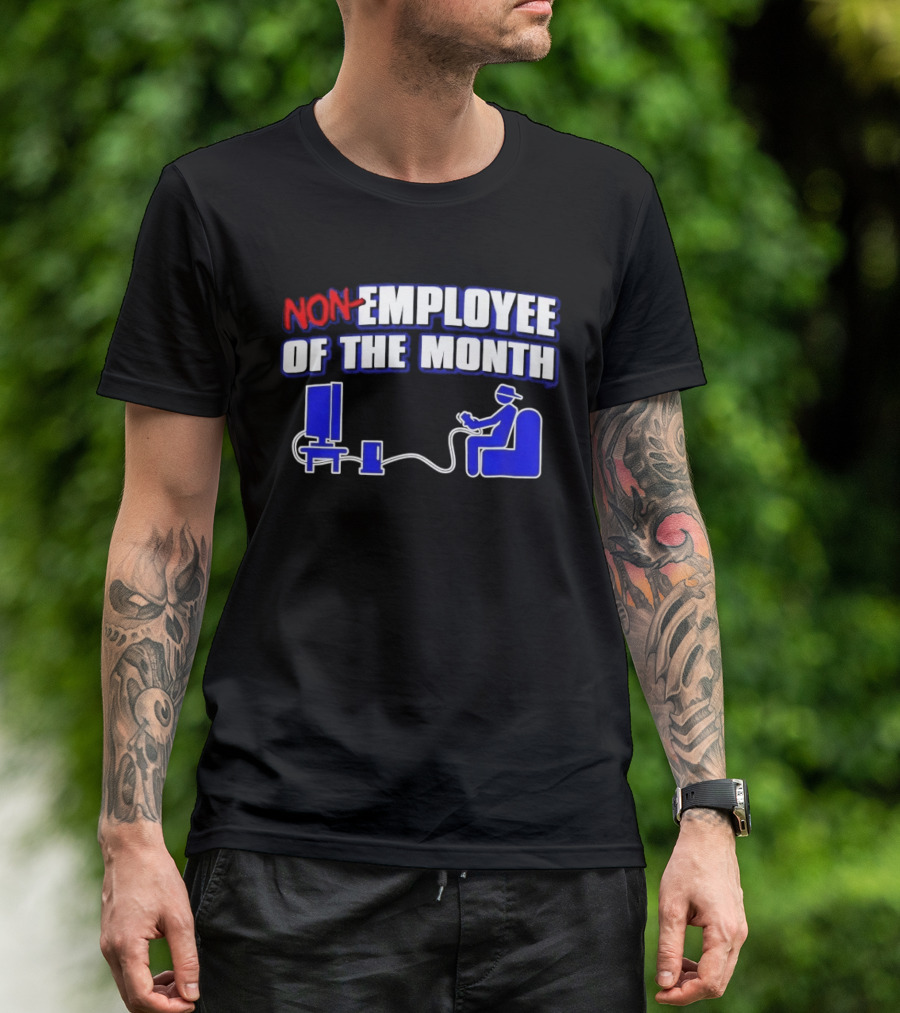 Non Employee Of The Month Gaming Console Player T-Shirt