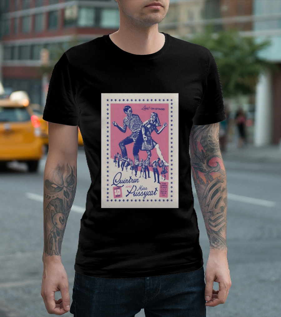 Quintron And Miss Pussycat Live On Stage June 10 2026 Santa Cruz CA Tour T-Shirt
