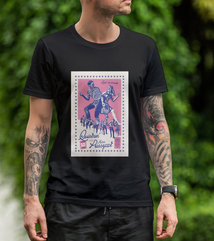 Quintron And Miss Pussycat Live On Stage June 10 2026 Santa Cruz CA Tour T-Shirt