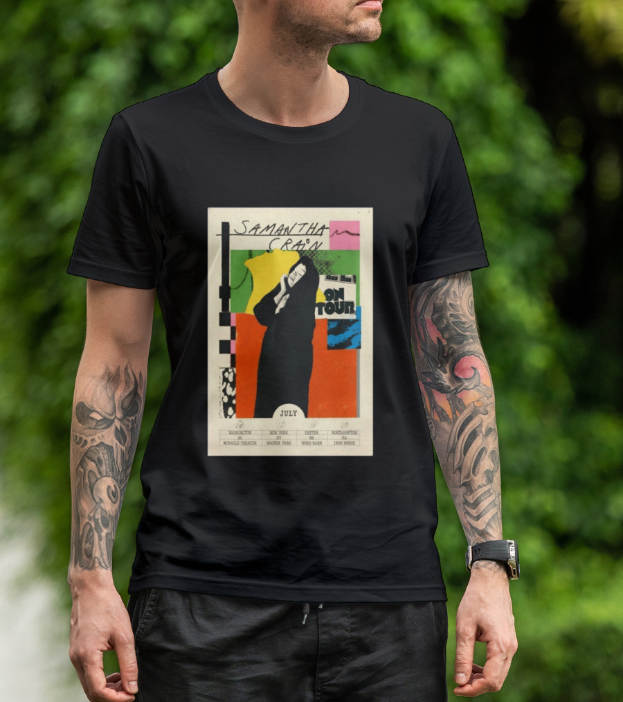 Samantha Crain On Tour July 2026 Washington DC New York NY Easton MD Northampton MA Miracle Theater Wagner Park Word Barn Iron Horse T-Shirt