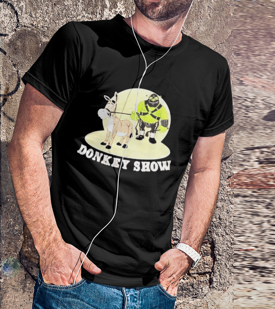 Shrek Gimp Donkey Show Leash T-Shirt