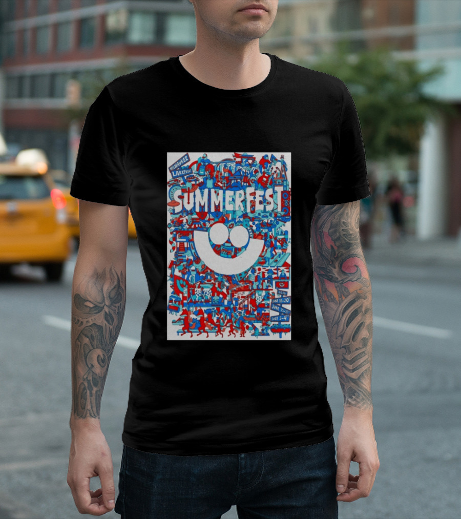 Summerfest Milwaukee Lakefront 2026 June 18 20 June 25 27 July 2 4 Event T-Shirt