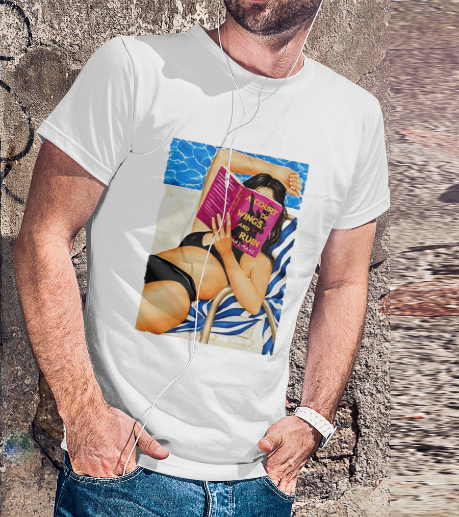 A Court Of Wings And Ruin Summer Poolside Reading Relaxation T-Shirt