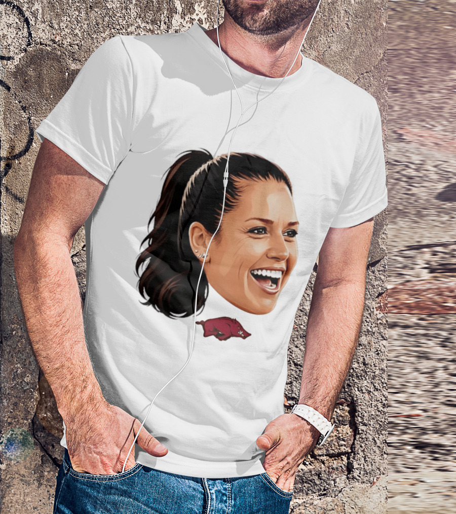 Arkansas Razorbacks Kailey Wyckoff Caricature Sports Team Fan Spirit T-Shirt