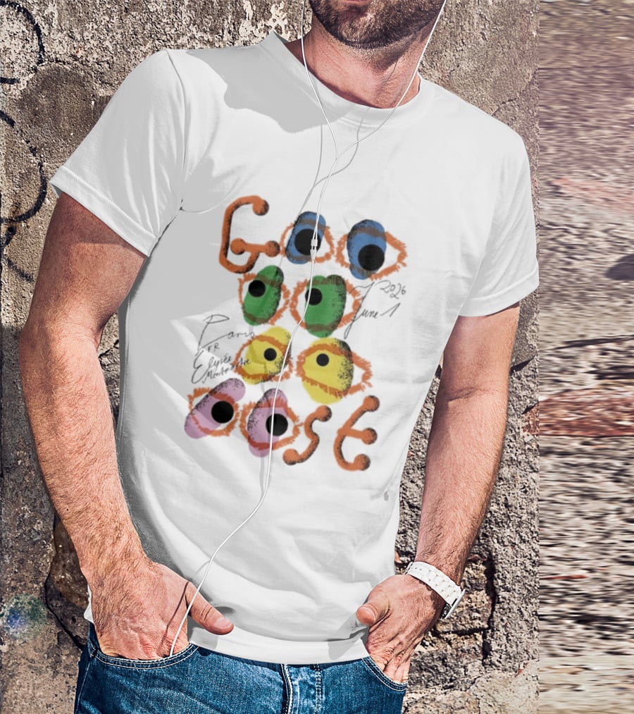 Goose Paris FR June 1 2026 Colorful Eyes T-Shirt