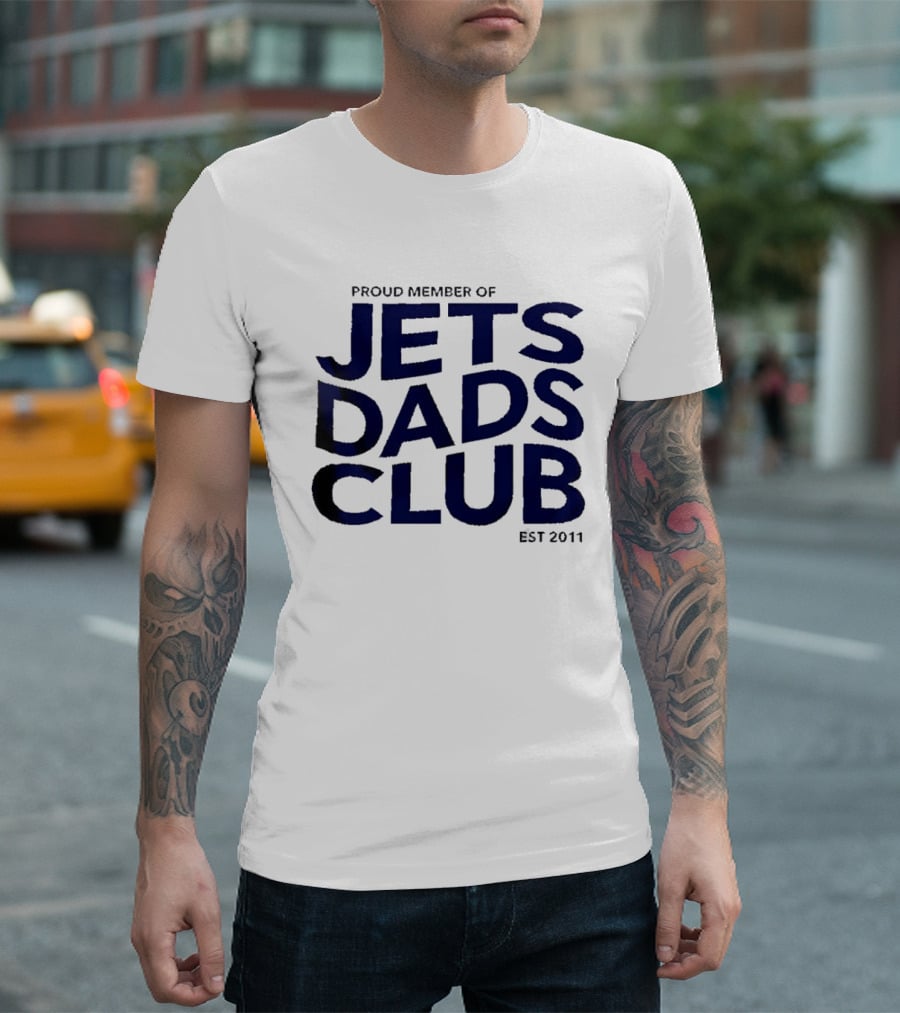 Winnipeg Jets Proud Member Of Jets Dads Club Est 2011 T-Shirt