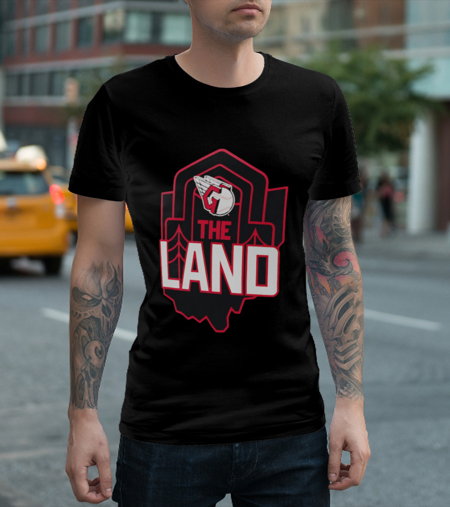 Cleveland Guardians The Land Baseball Winged G T-Shirt