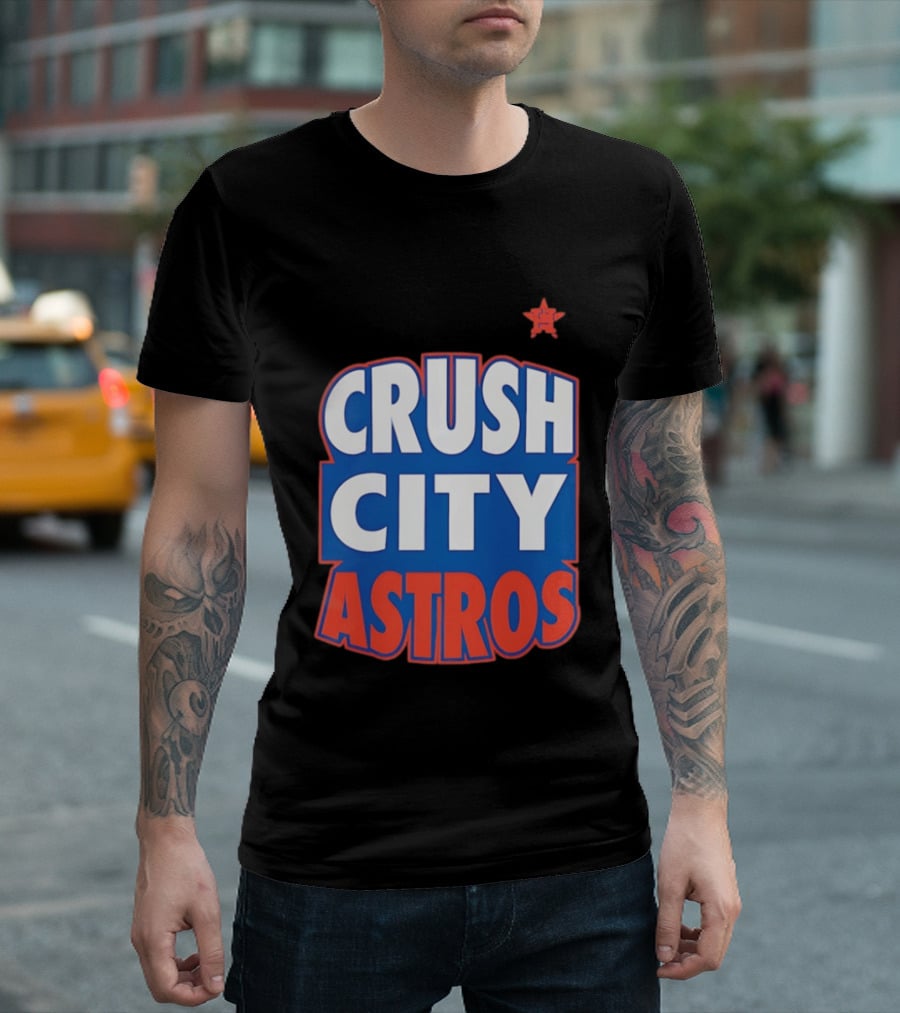Houston Astros Crush City Astros Baseball Fan T-Shirt